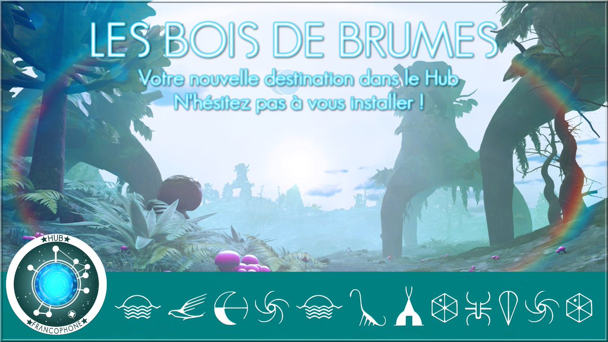 Afin de faire vivre le Hub-FR, on vous propose de vous installer sur cette planète bien brumeuse afin de vous retrouver ! #NoMansSky