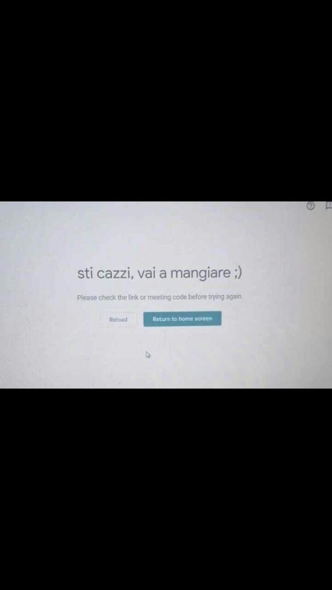 AnnaVeronicaS's tweet photo. Il regalo in ritardo di Santa Lucia?
Google meet hackerato.
😂 #SantaLucia
#hackercineseinfugadicono https://t.co/cHrUTZKUEa