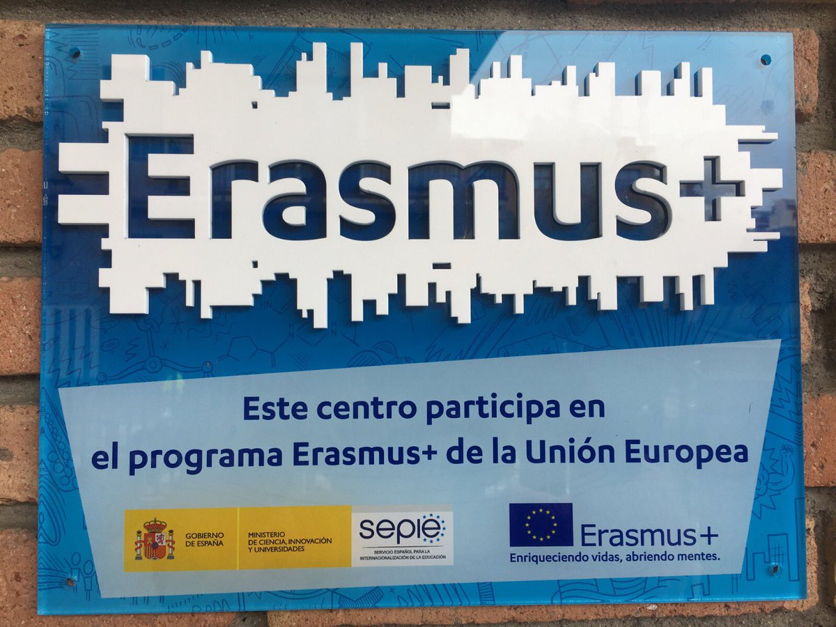 regina_rubi's tweet photo. SOM ESCOLA ERASMUS+ https://t.co/9krQxr7sG7
El Col·legi ha rebut la placa d'escola Erasmus+ degut a la participació en 3 projectes: Let's Play Together, Let's Get CLIL i Improving Professional Skills in Europe.
#ErasmusPlusES #ErasmusPlus #EUErasmusPlus #erasmuspluscat @sepiegob https://t.co/S6GgToMO5j