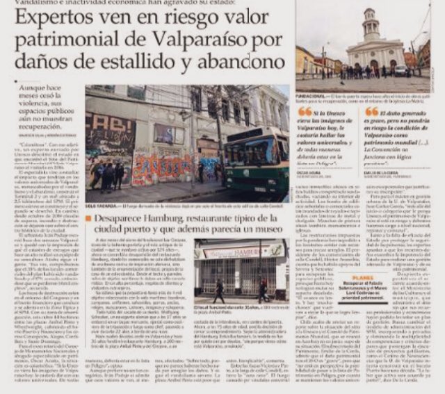 Emilio De La Cerda Quizas No Has Visto Esto Arturo Acuerdo Entre Municipio De Valparaiso Y Culturas Cl Para Modificar La Figura De Administracion Y Gestion Del Sitio Unesco Mencion Aparte