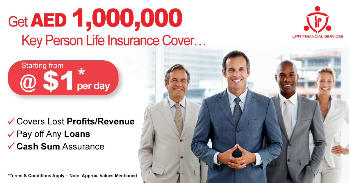 plan_here's tweet image. As one of the leading insurance brokerages of UAE, LPH Financial Services bring you one of its best offer again. Get AED 1 Million Key Person Life Insurance Cover on premium starting from as low as $1 a day. For information visit bit.ly/3njqnAn