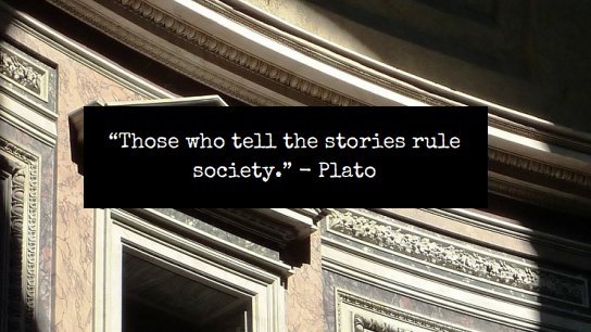 They own media, they tell the stories (pre - programing), they rule the society. They love Plato. Plato is the founding father of depopulation idea.