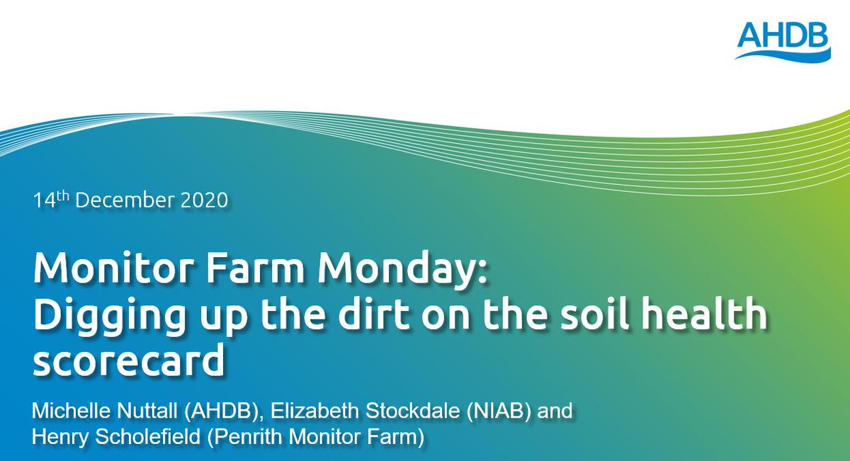 M_Nuttall_Ag's tweet photo. There is still time to register for tonight's #monitorfarm Monday webinar (7-8pm) where we will be "Digging up the dirt on the soil health card" with Penrith Monitor Farm @henryschol2 and Elizabeth Stockdale (@niabgroup) https://t.co/qm916D34yl @AHDB_Cereals @TheAHDB https://t.co/rhfcO3KmLA