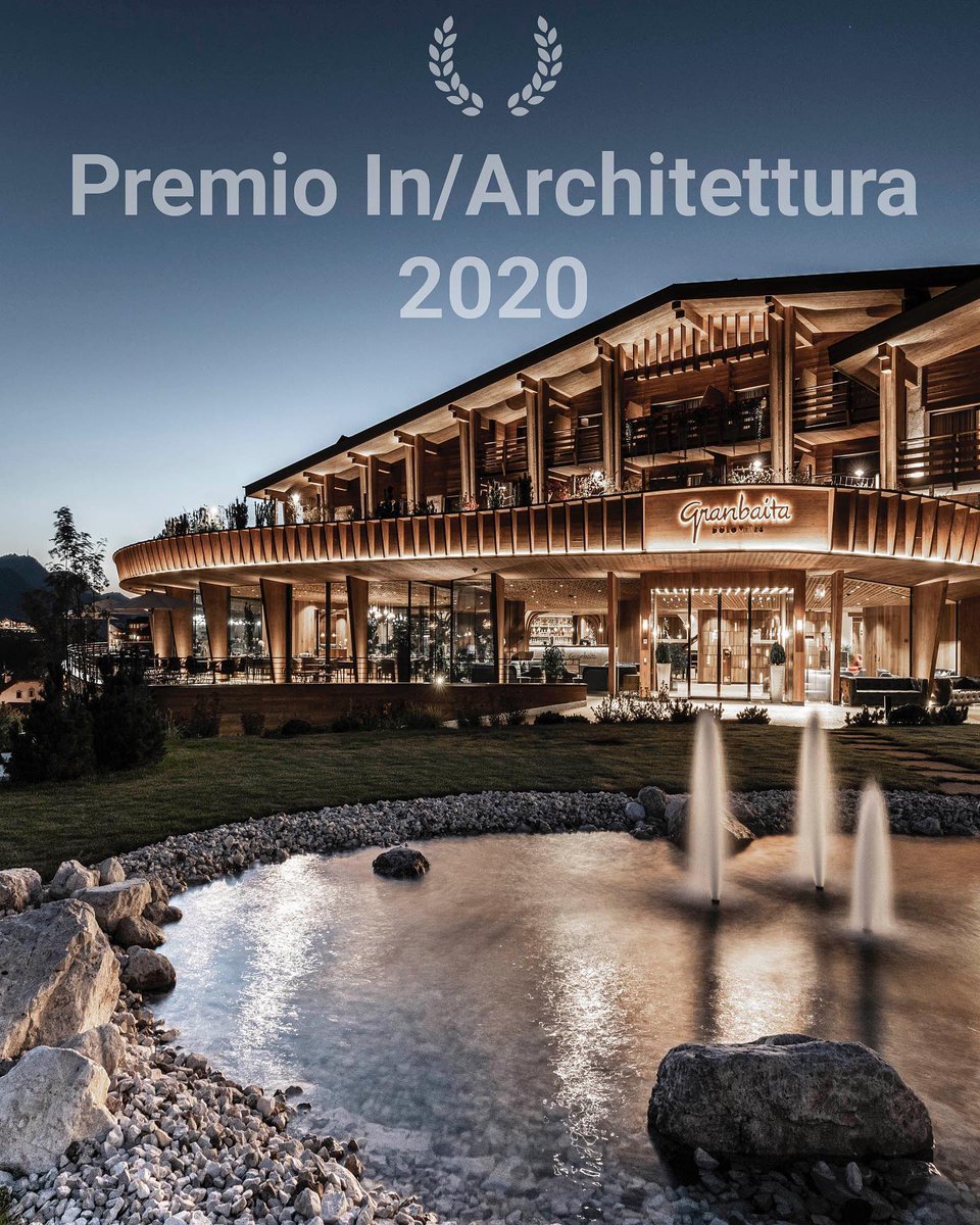 OI_Magazine's tweet photo. Lo scopo dell’architettura è emozionare: oggi anche 
dormire è un capitolo dello storytelling del viaggio. 
Se ami il design e cerchi un luogo autentico, l’Hotel Granbaita è la scelta ideale per elevare la tua esperienza in #ValGardena @Granbaita 👏🏆
https://t.co/GNWQdc71NN https://t.co/HHOfrhnQGB