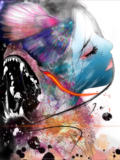 フォロワーさまもたくさん増えていただいたので

過去絵の自己紹介
こんな絵を描いていました

今後ともよろしくお願いします?‍♂️

『激情と静寂』

『抗う』

『モデルはとあるフォロワーさまの猫』 