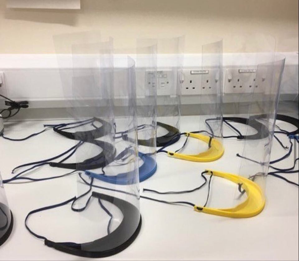 ndorms's tweet photo. @HoltMartin and @HarinAlice are part of the brilliant @CovidPrintOx, an Oxford-based collective who started using 3D printers to make PPE visors to help frontline staff stay protected as they help to treat #COVID19 patients. https://t.co/3u7VoPbpHm https://t.co/ryUhSf5RPy