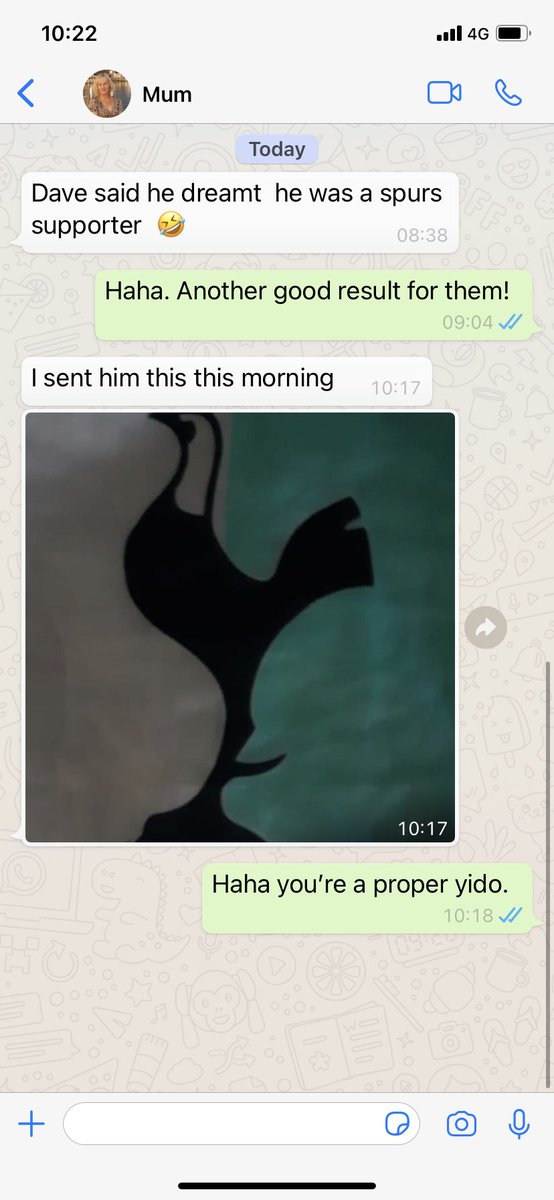 When your mums husband (Dave) is a gooner, but your mum is <a href="/SpursOfficial/">Tottenham Hotspur</a>.
<a href="/HotspurTickets/">Spurs Tickets</a> 
<a href="/TheSpursExpress/">The Spurs Express</a> 
<a href="/1MickyHazard/">Micky Hazard 525</a>