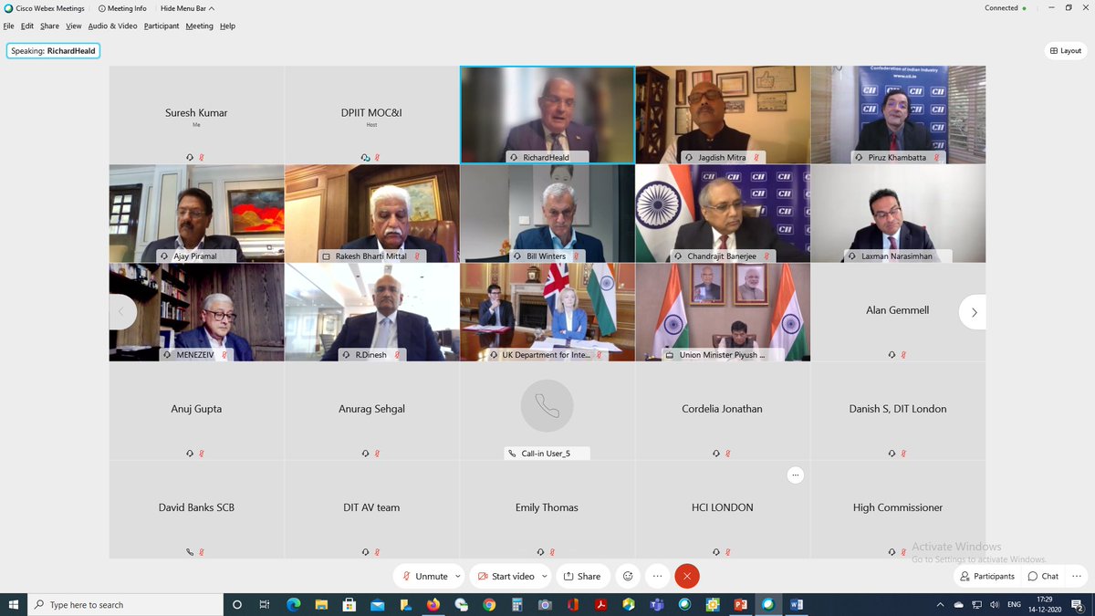 CIM emphasized the need for fast-tracking the possible trade agreement between the two countries and suggested a 2-step approach (WTO compatible interim agreement being the 1st step and a full-fledged FTA being the 2nd ).