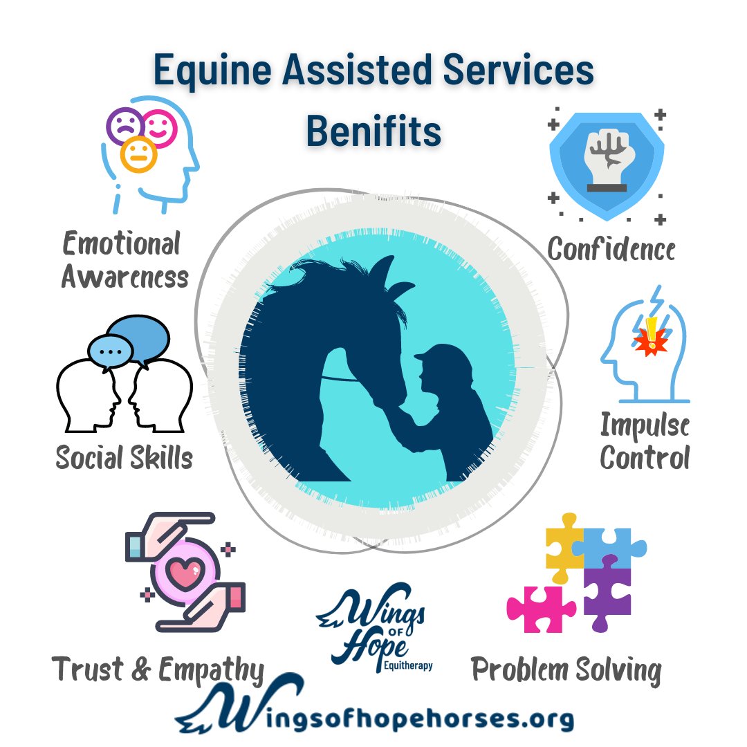 Wingsofhopeequi's tweet photo. Did you know there are currently 49 equestrians benefiting from weekly equine assisted activity sessions at Wings of Hope? Your Carrots for Christmas gift this season provides support for the herd to keep impacting each of these 49 lives.  
https://t.co/k0yXUMCp9Q https://t.co/0Rsmjy1ZkO