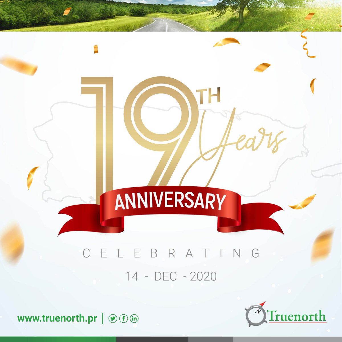 Truenorthpr's tweet photo. Nineteen years ago we started a dream. Today, we are joined by a team of remarkable professionals in the service of our clients and stakeholders.  Thank you for your support! Check us out at: https://t.co/A837oLr1ZC https://t.co/XlxrT1t7mC