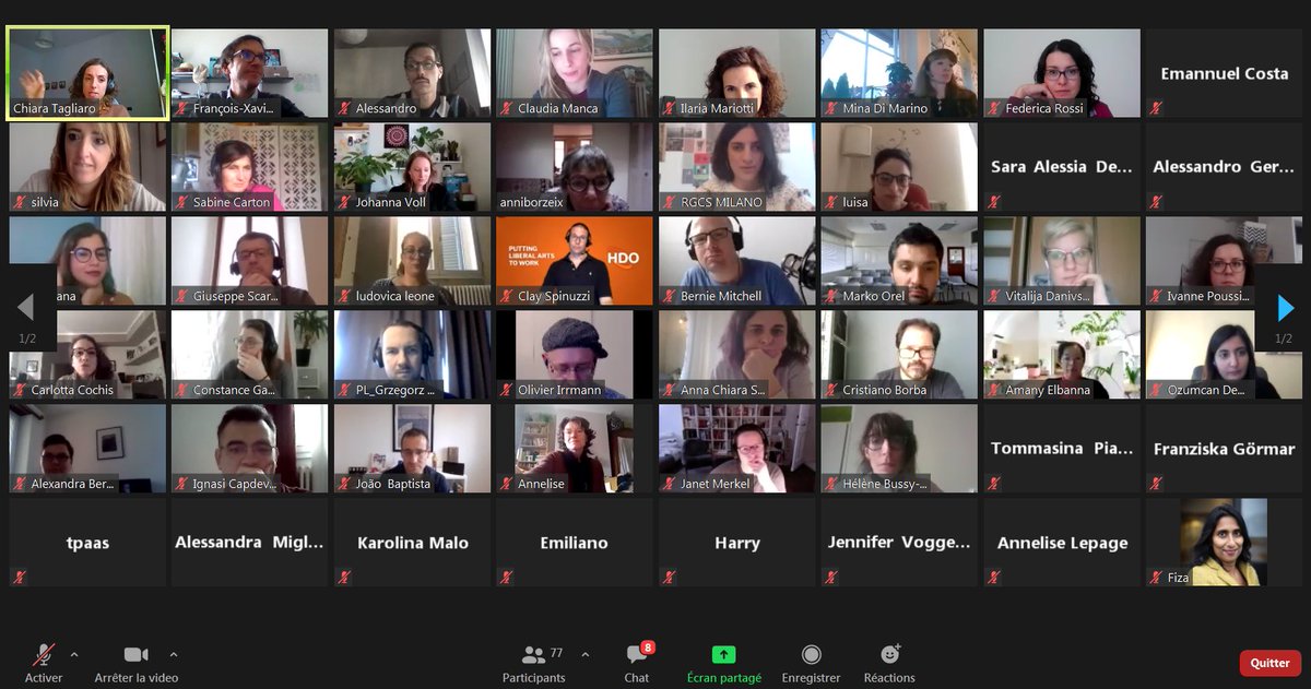 collspaces's tweet image. &quot;Perpendicular Realities and Communities after
COVID&quot; opening keynote by @spinuzzi at #RGCS2020bis @Paris_Dauphine @MIP_PoliMi @ChiaraTagliaro @AuroreDandoy @fdevaujany @migliore_aless @EmannuelCosta