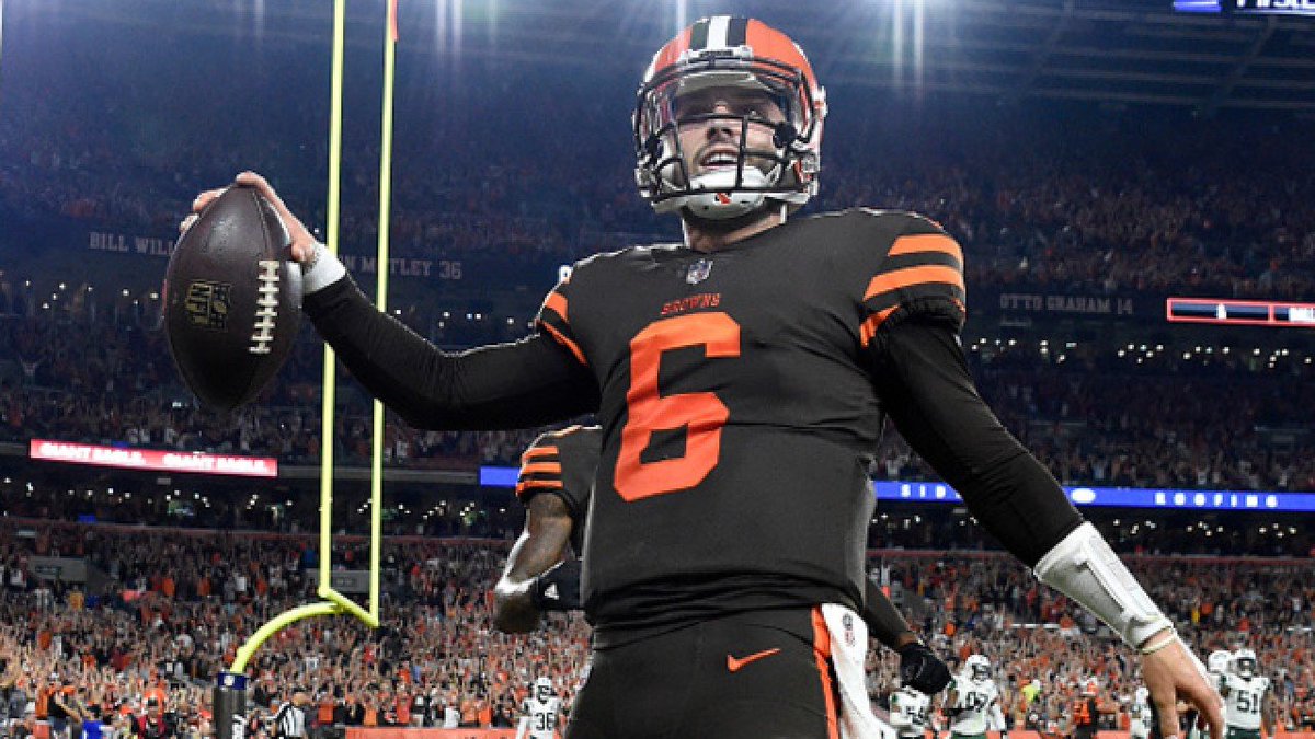 karnsies817's tweet photo. So many chills thinking about the Browns. 

This is the best they've ever been in my life.

This is the biggest game Baker Mayfield has played as a Brown.

The Browns can finally end the season of a rival.

This is a chance to show football in Cleveland is BACK. https://t.co/YOxOr7Rh6J