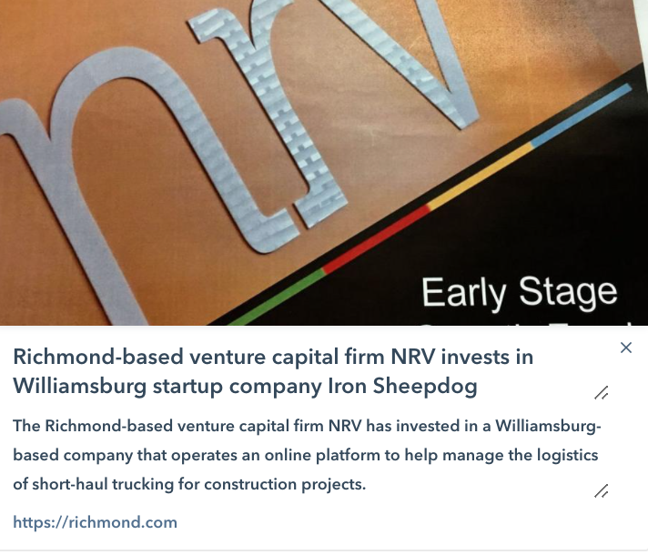 isheepdog's tweet photo. Exciting news! Iron Sheepdog is proud to have a partner like NRV as a partner as we introduce our platform to more customers and haulers. https://t.co/Cq81qMkXMa https://t.co/DQ7RkyutdB