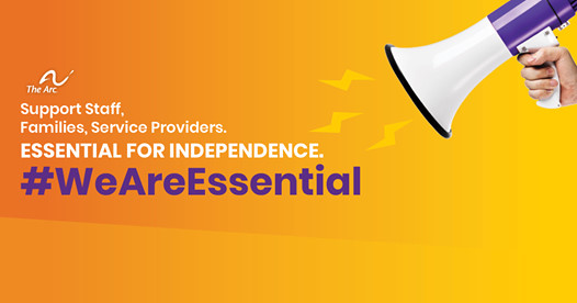 Arc_of_HR's tweet photo. @Arc_of_HR We need a pandemic relief bill NOW for people with disabilities, their families, and the direct support professional workforce! #WeAreEssential! https://t.co/GfQxjw7GWT