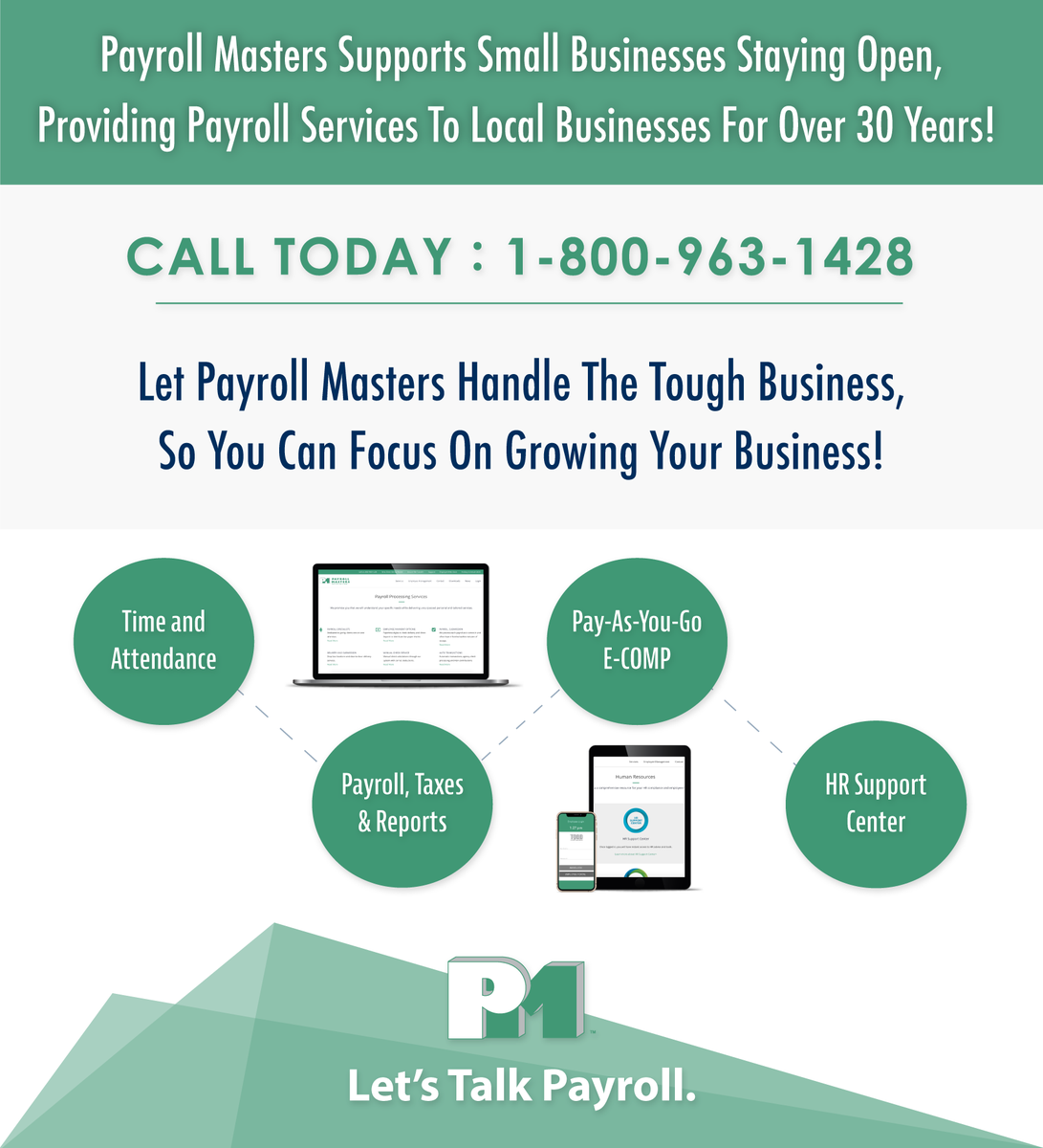PayrollMasters's tweet image. Payroll Masters is leading the way in supporting #California Small Businesses by providing full #payroll services from the #BayArea.
payrollmasters.com/services