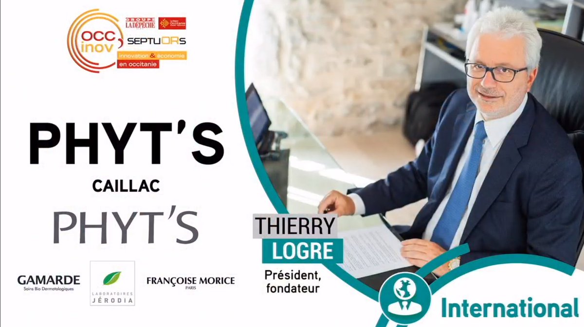 Trophée INTERNANATIONAL remis par <a href="/Bpifrance/">Bpifrance</a> : "Tous les territoires peuvent faire de l'export. Allez nous retrouver".   à <a href="/phyts_bio/">Phyt's</a> : " Fier d'être dans le lot. Notre volonté : utiliser le territoire en bio à l'international" d'après Carole Célérier.