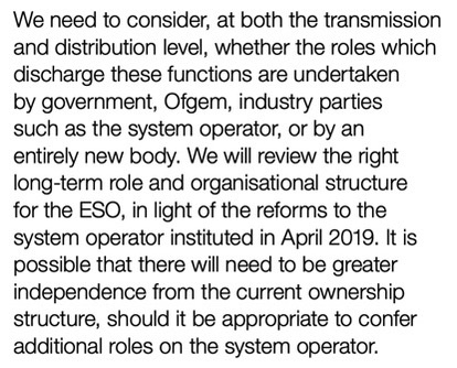 (3) Take back control: While the market must drive down prices further through changes to CfD etc, clearly need greater coordination. Great to see changes to energy system governance critical to net zero, with more detail to come (and hint of a potential new body).