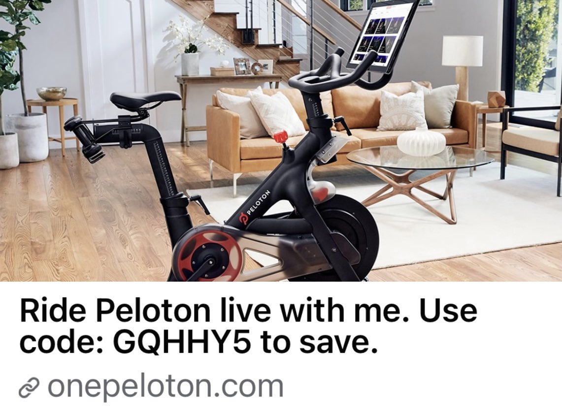 icandyfitbeauty's tweet photo. #pelotonpromocode GQHHY5 https://t.co/5fj090Y4ak