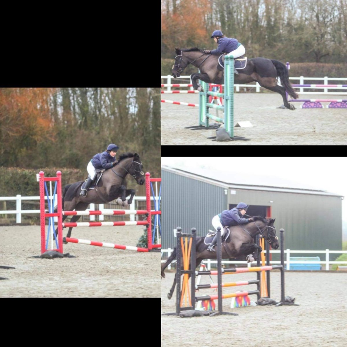 EquineSapper's tweet photo. Spr Anya Waugh and Storm flying in some adverse weather yesterday to come 2nd in the 100cm. Good to see members still managing to get out competing and being successful! #sapperstrong #sapperequestrian @Proud_Sappers @33engrregt @ArmyEquiUK https://t.co/kX2z6MFgUf