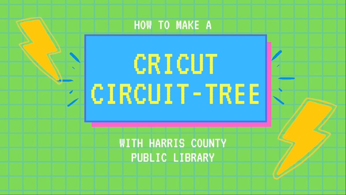 harriscountypl's tweet photo. Today, we’ll learn how to use a Cricut machine to create a simple circuit light up tree! Find written instructions and more for this activity at https://t.co/F4syYcRpma
https://t.co/VTQ0Je1zHX
#MakerMondays #MakerCentral #HCPLmadeit #STEM @Instructable @OfficialCricut @make https://t.co/texdLbzf0m