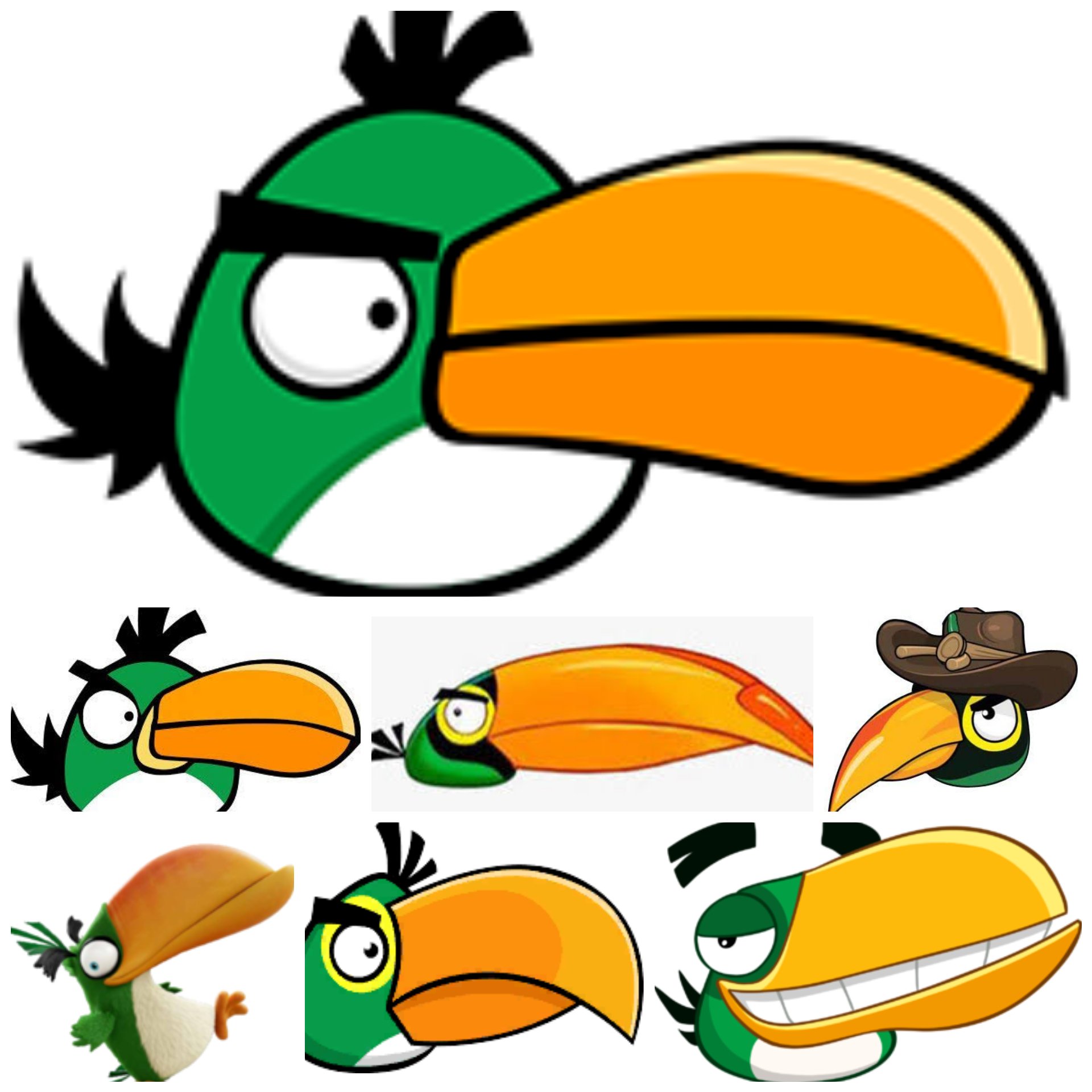 No Context Angry Birds Angry Fun Fact Hal Has Been The Bird With More Redesigns Of The Entire Flock He Has Been Redesigned At Least 6 Times From Left To