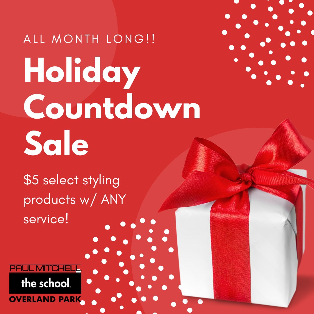 PaulMitchellOP's tweet photo. 10 shopping days till Christmas! We've got stocking stuffers!
.
.
.
#hairstylingproducts
#christmasgifts
#stockingstuffers
#pmtsop
#pmtslife https://t.co/HWg2MHr9VC