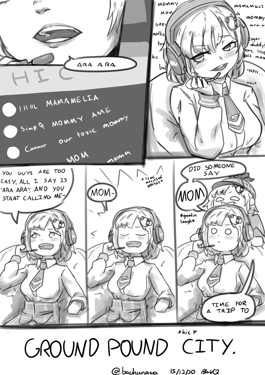 a comic about what happens when we call amelia "mommy"

#ameliaRT #hololiveEN 