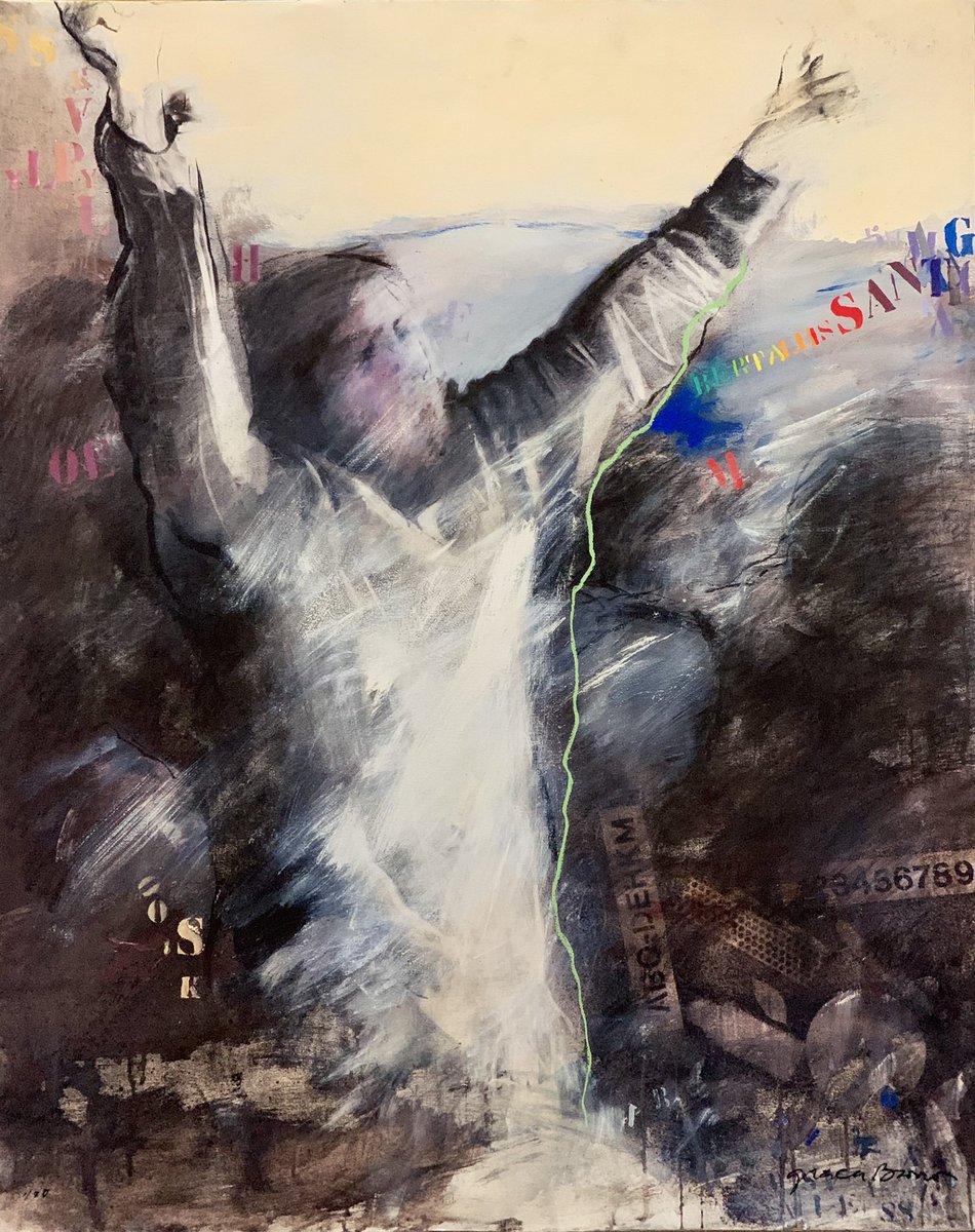 GRACIA BARRIOS, grabado 100x81 cms #eduardoliraartgallery #liraartgallery #graciabarrios