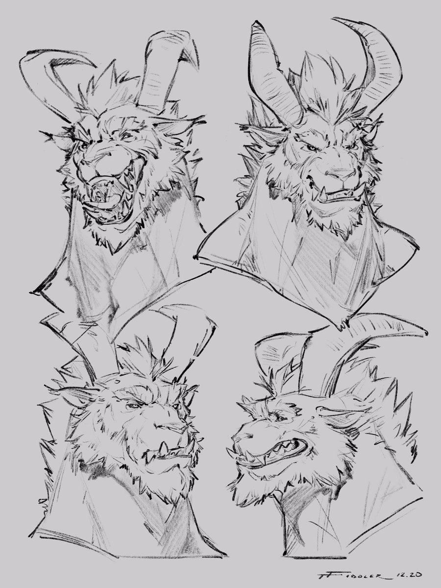 Krampus time! Part 1

Really did some design exploration for this guy ?

#characterdesign #sketch 