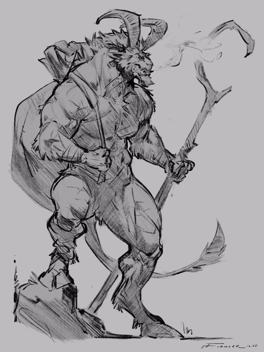 Krampus time! Part 1

Really did some design exploration for this guy ?

#characterdesign #sketch 