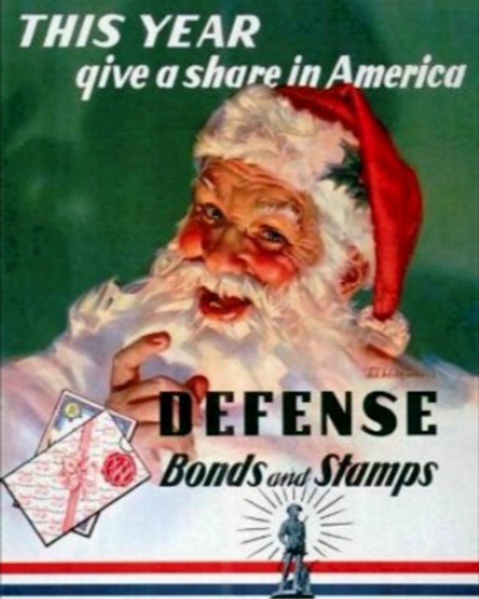 Would you want a gift card in your stocking that you can't spend for 10 years? War bonds cost a minimum of $18.75 and stamps were 10 cents. Save enough stamps and you could cash them in for a bond.  Did you know that  you can still buy government savings bonds today.?