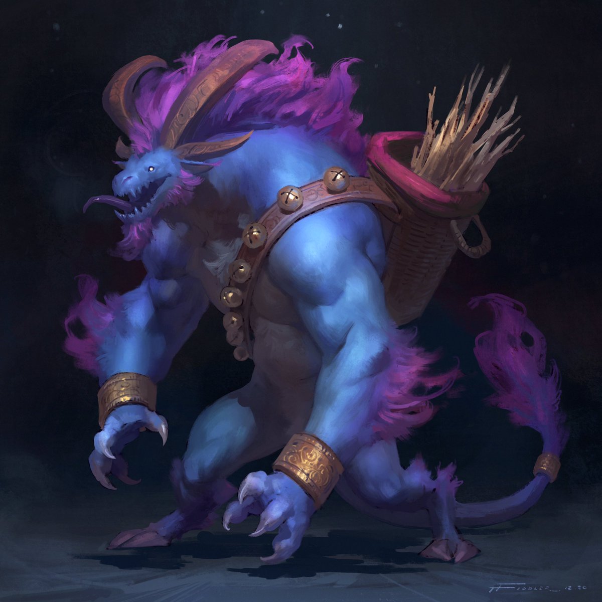 Krampus time! part 2

#characterdesign #sketch 