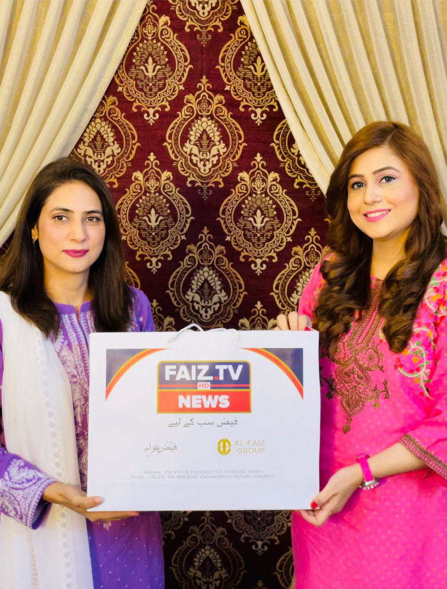 NaziaAliUncut's tweet photo. Really thankful for Dr Zubaida Qazi for her Precious time.
Program. #ShamEfaiz🖥 #faiznetwork #webChannel 📺 #24Ep
Host #NaziaAli ✍🏻#Columnist #Social_Activist
Guest. Dr Zubaida Qazi President #PinkPakistanTrust
@PakistanPink https://t.co/HzV6LTdCxN