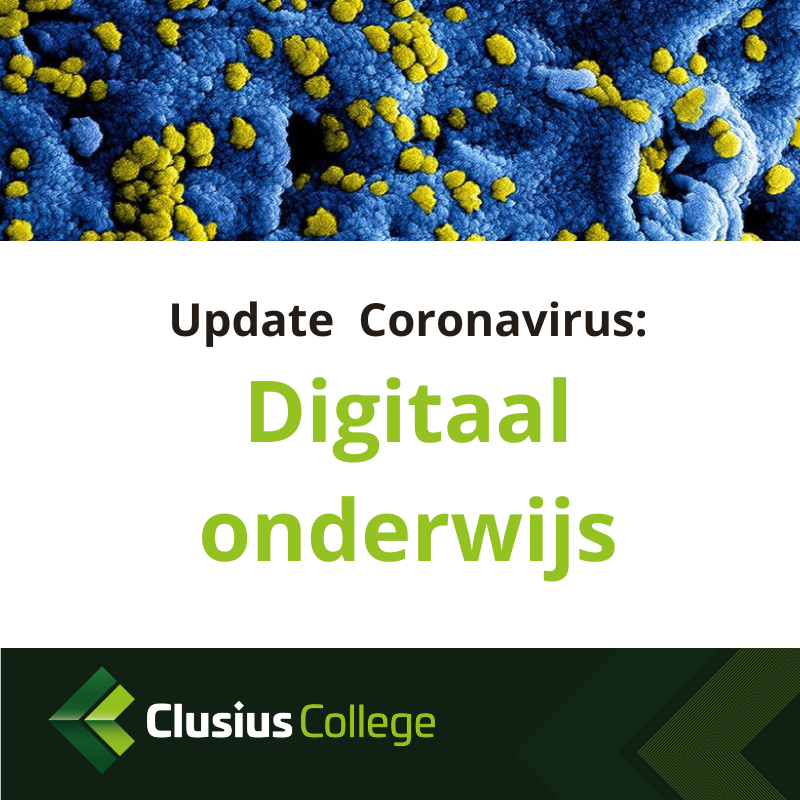 De schooldeuren gaan weer dicht, maar ons onderwijs gaat door. Dinsdag 15 december zijn wij nog open en hebben leerlingen en studenten nog fysiek les. Op al onze vestigingen bereiden we ons weer voor op het aanbieden van digitaal onderwijs tot 18 januari 2021.