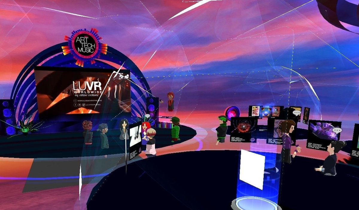 LUVRworldwide's tweet photo. Pls join us for the Encore! DEC 19

Upgraded #VRexhibit #NFTGALLERY
2D/3D #ImmersiveArt
Exhibit open until JAN 31 2021
 
Private tours for #NFTcollectors
    
LOCATION, NFT INFO, RSVP: https://t.co/YBFBGsogtC

@BlockchainUniVR @Thebadlament @opensea @AltspaceVR #cryptoart #nftart https://t.co/D70yUWJOaq