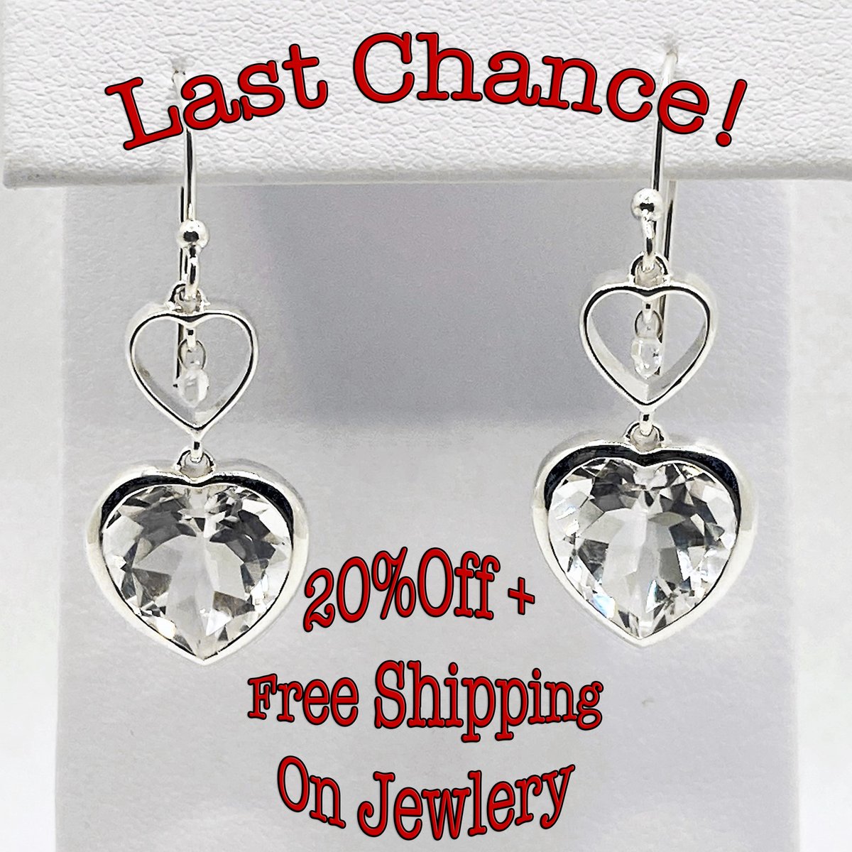 LAST CHANCE ON AMAZING DEALS!
Our holiday special ends tomorrow night! 
20 % off and free shipping on jewelry!
…r-Diamond-Mines-E-Store.myshopify.com
Offers last until December 15th, 2020.
Free shipping only valid domestically.