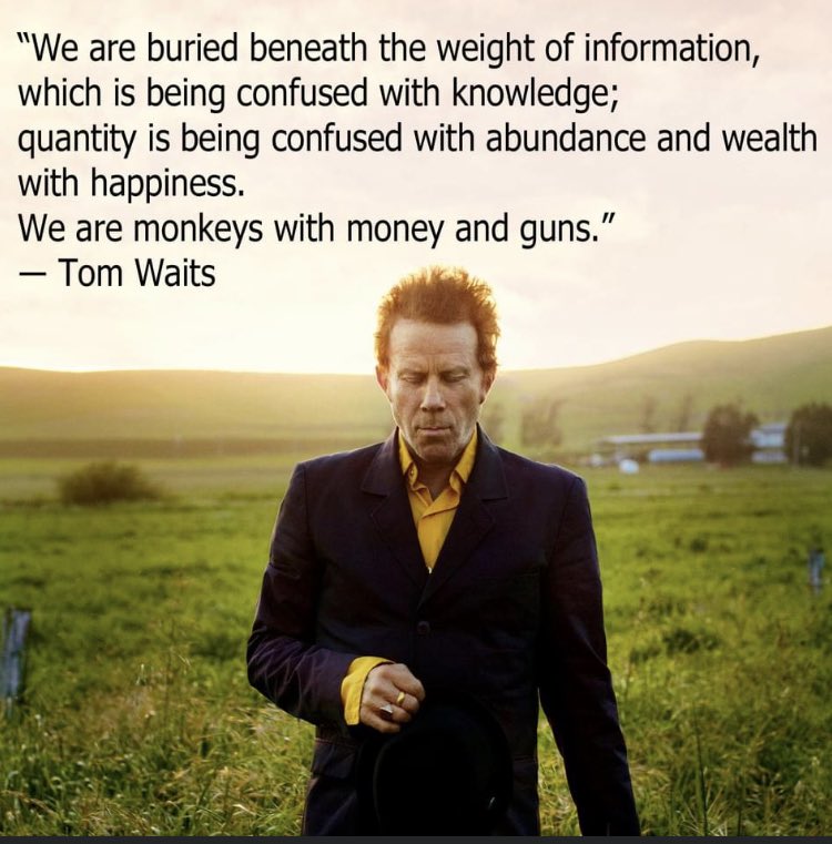 Happy birthday to one of the greats, Tom waits 