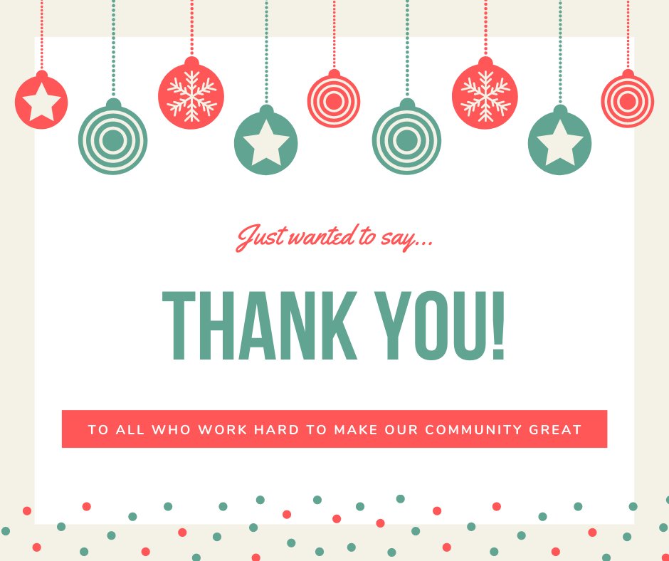 In the midst of hardship, we want to share our gratitude for our members, community leaders, frontline workers, and all those who support the community! #ThankYou