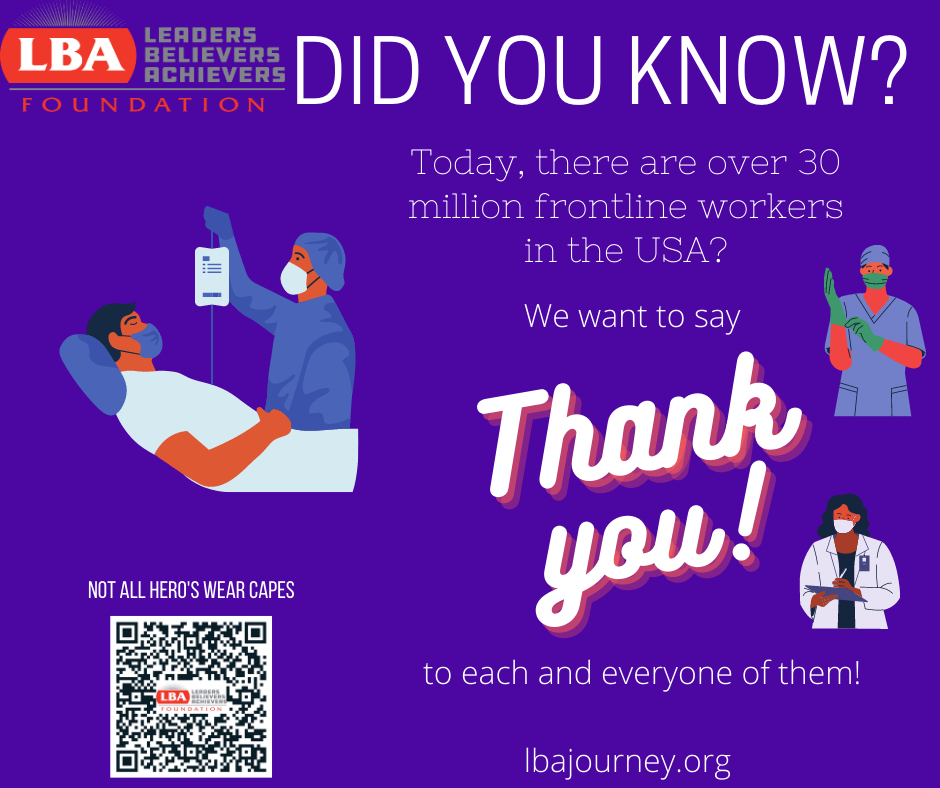 LBAjourney's tweet photo. #DidYouKnow #FrontlineWorkers https://t.co/dnSuLTCPKo