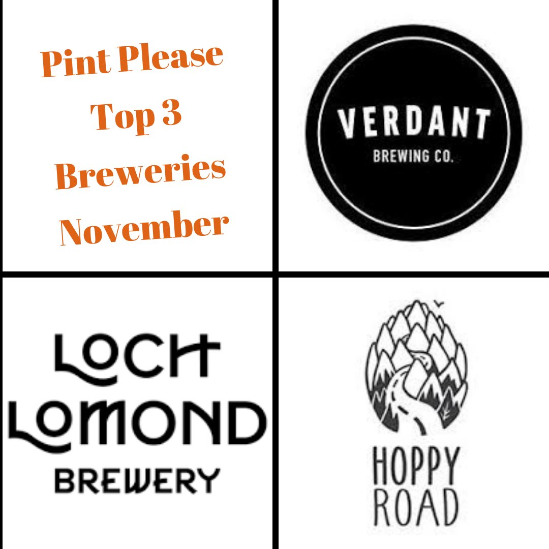 Top beers and breweries from November

Beers
1. Dot Ave (Imperial/Double IPA) <a href="/trilliumbrewing/">Trillium Brewing</a> 
2. Orval (Belgian Ale) Abbaye d'Orval
3. Tripel Karmeliet (Tripel) Brouwerij Bosteels

Breweries
1. <a href="/VerdantBrew/">Verdant Brewing Co 🍻</a> (England)
2. <a href="/LochLomondBrew/">Loch Lomond Brewery</a> (Scotland)
3. Hoppy Road (France)