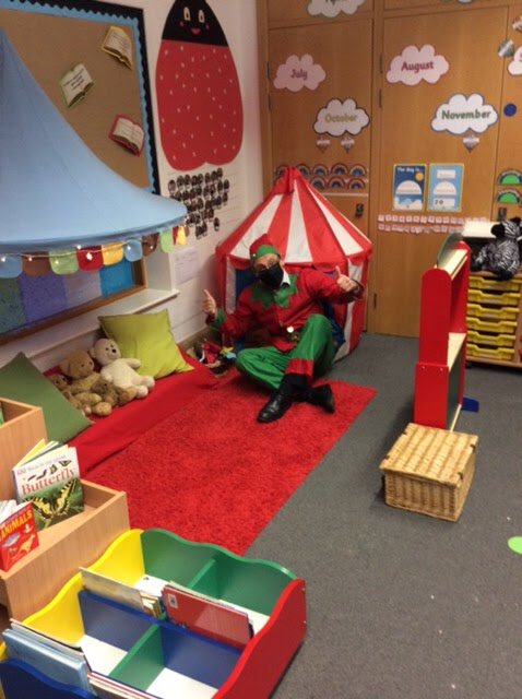 Nursery have followed the adventures of this pesky elf the whole time... we were VERY alarmed this morning to find out he’d been in our Nursery and mud kitchen this time! ✨We’ve searched for him all day... but no luck! We’ll be sending an email back to Santa! 🎅✨ <a href="/grange_first/">GrangeFirstSchool</a>