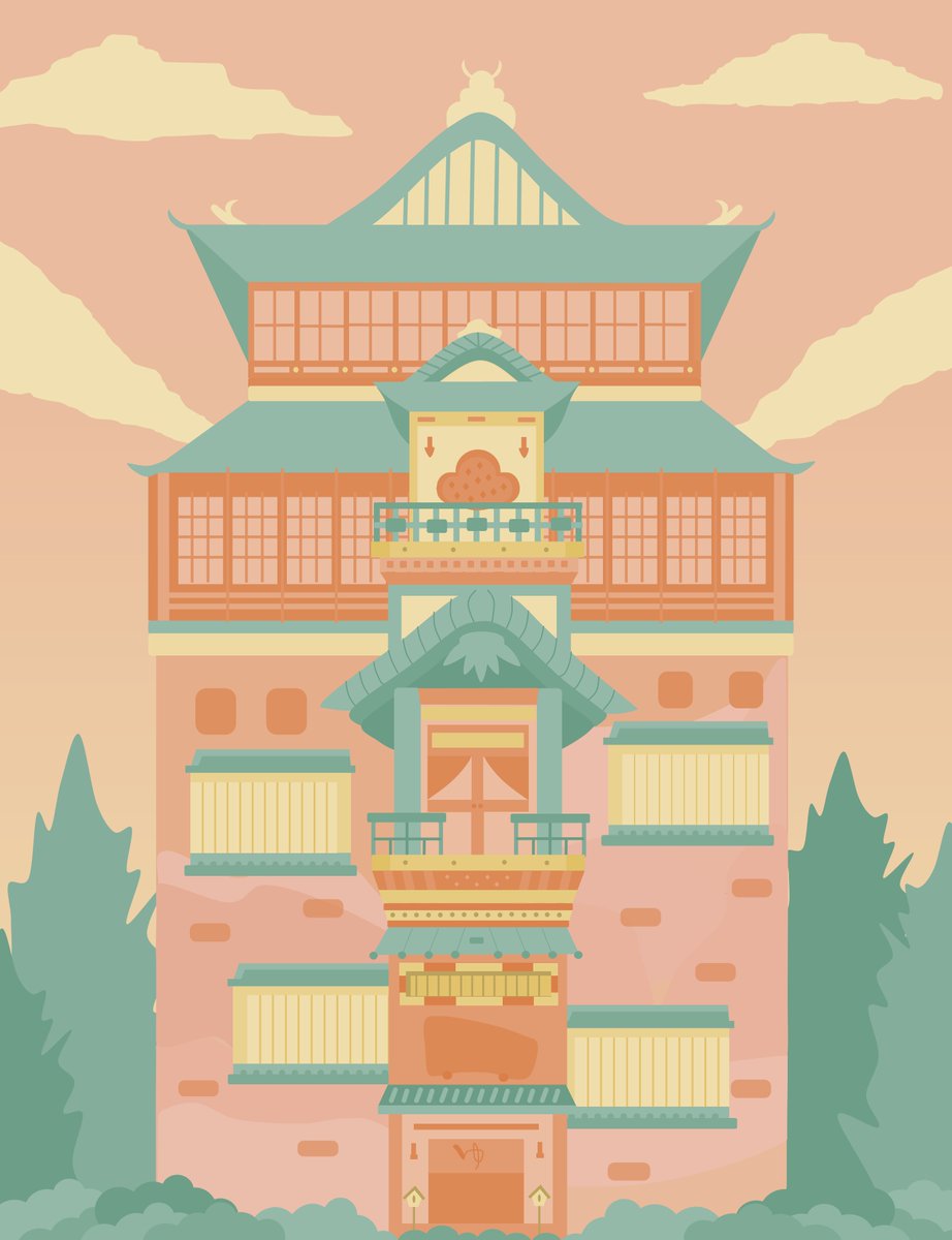 artsheee_'s tweet photo. it's good to be back 🥺 i finally have enough time and energy to do ppt art waAAAAA i miss this!! so here's my spirited away fanart ✨ 

#Powerpoint #pptart #SpiritedAway #artph https://t.co/sOkMwuMDBN