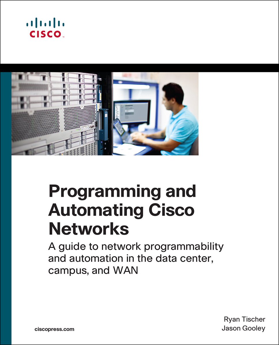 CiscoPress's tweet image. eBook Deal of the Week ➡️ Save 50% on Programming and Automating #Cisco Networks: A guide to network #programmability and automation in the #datacenter, campus, and WAN ciscopress.com/deals/
#DevOps #Python