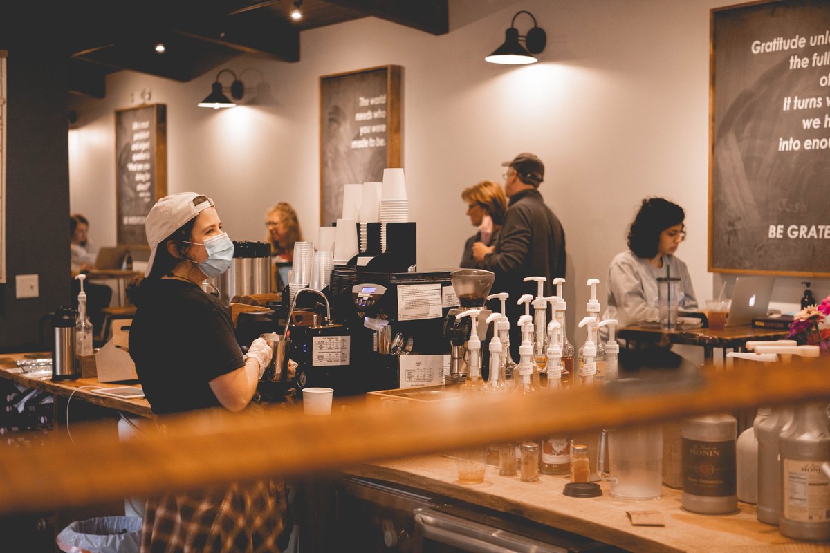 Thankful that today our seats will be (safely) filled with our favorite people. Come in and see us today at our Big Hill location from 6:30-6!