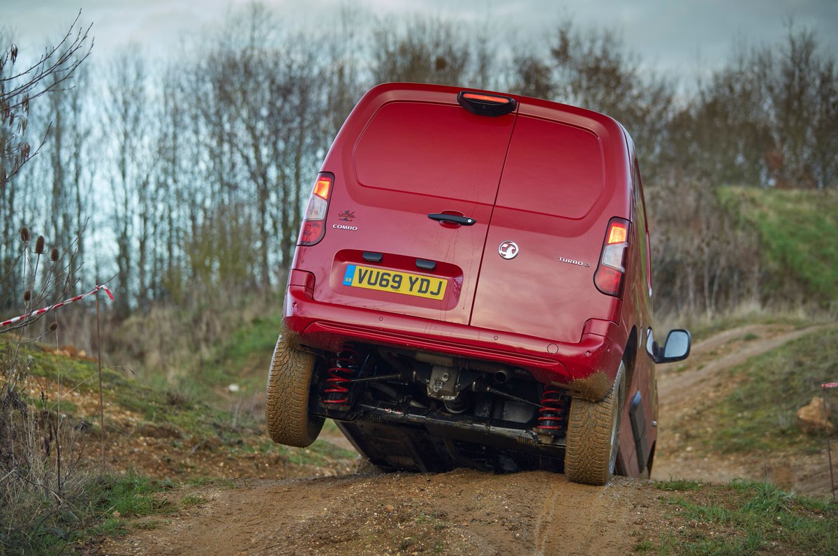 VauxhallPR's tweet photo. First UK media drives of the @vauxhall #ComboCargo 4x4 began last week with more to follow. Working with traction experts #Dangel, the Combo has 205mm ground clearance, stronger underbody protection and the power to take on all kinds of rough terrain. Get in touch to book yours. https://t.co/7GhxpFfe0P