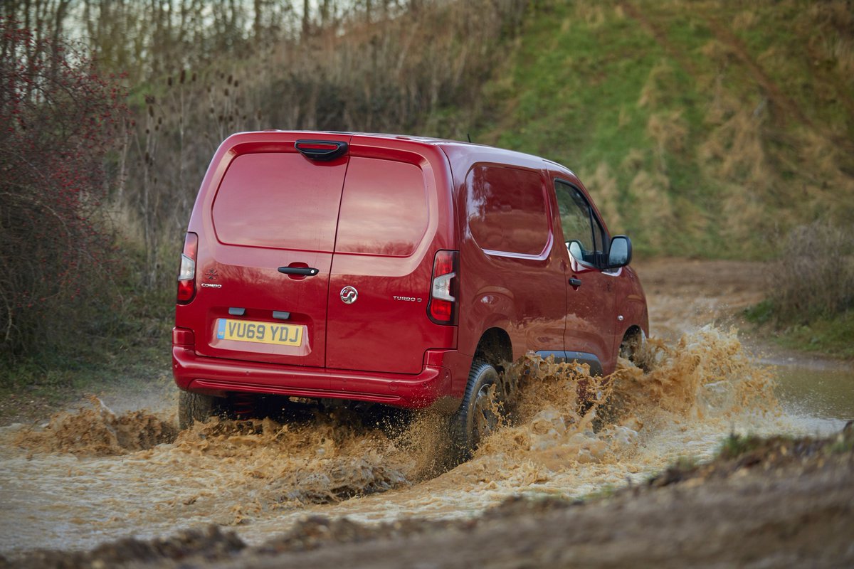 VauxhallPR's tweet photo. First UK media drives of the @vauxhall #ComboCargo 4x4 began last week with more to follow. Working with traction experts #Dangel, the Combo has 205mm ground clearance, stronger underbody protection and the power to take on all kinds of rough terrain. Get in touch to book yours. https://t.co/7GhxpFfe0P