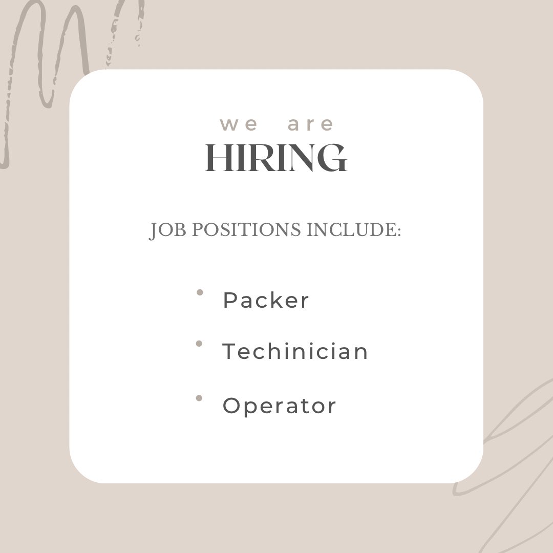 LIIFUSA's tweet image. EXCITING NEWS - WE'RE RECRUITING 📢
We've got lots of jobs to fill here in Piscataway, NJ! Apply!👇 (Hiring Immediately) 
indeed.com/m/viewjob?jk=f…

indeed.com/m/viewjob?jk=2…

indeed.com/m/viewjob?jk=3…

#PPEmanufacturing #PPELIIFUSA NJ
@NJGov @NJ_BAC