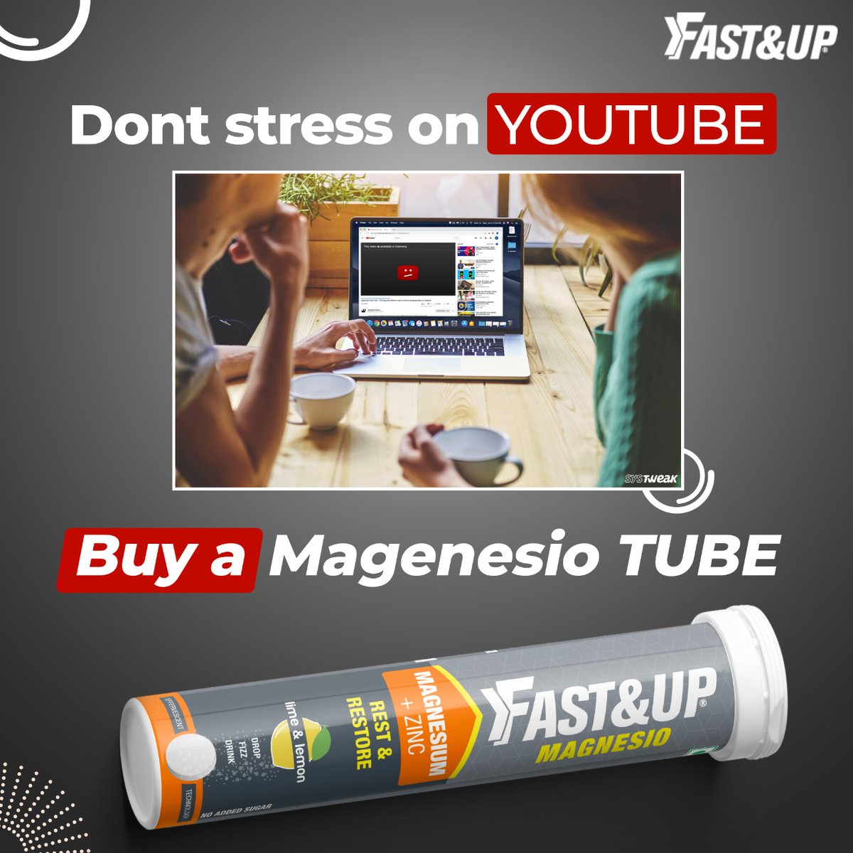 FastandUp_India's tweet image. Dont stress on YOUTUBE !!!!!
Buy a Magnesio TUBE .

#YouTubeDOWN #youtubeล่ม #youtubeisdown #fastandup #gmail #gmaildown