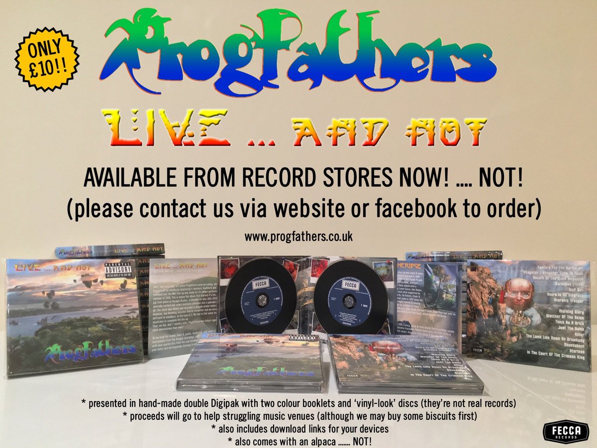 Progfathers's tweet photo. We've been busy! Check it out #lockdownmusic #livemusic #progbands https://t.co/4O6lPCvEPC