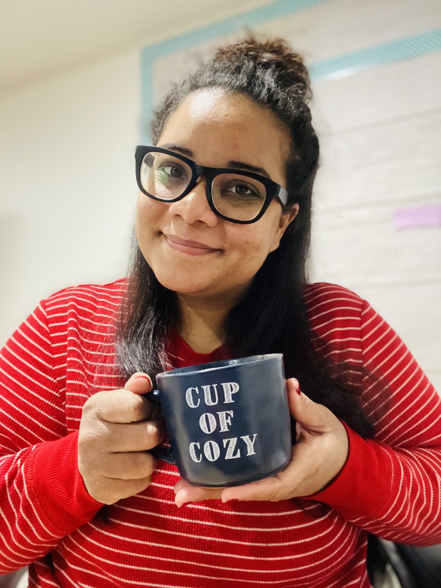 SuperMrsC2's tweet photo. Cold, rainy and dreary! Even Google didn't want to work today! Making the best of Candy Cane day and wearing my red and white pajamas and my cup of cozy hot chocolate with whipped cream! @gbparkaacps #whatwilltheweekhold #mondaysmaketheweekhappen https://t.co/HGYpHq5gG1